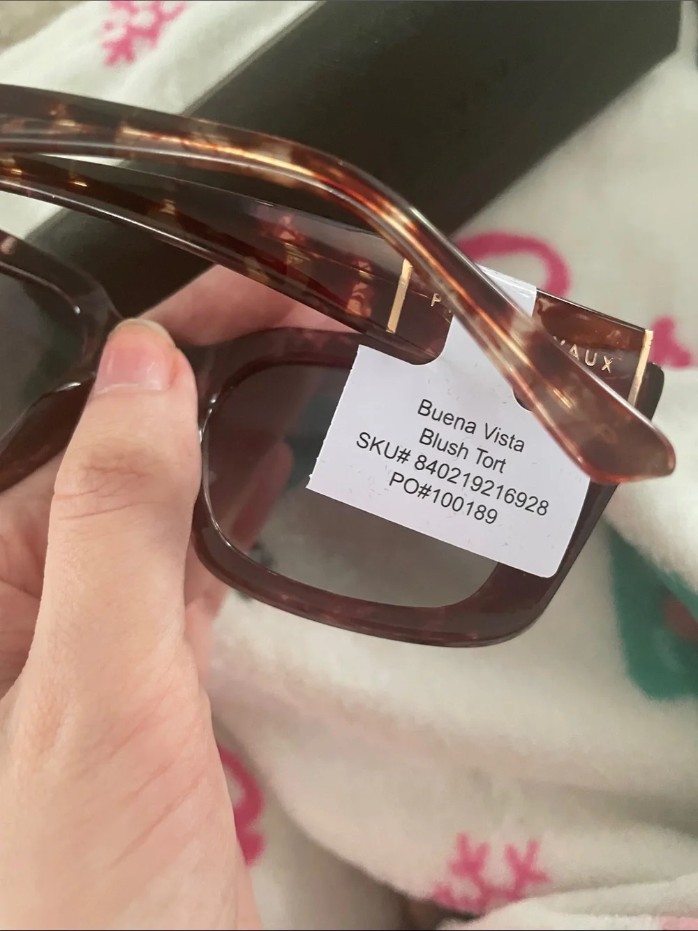 New prive Revaux Buena Vista Sunglasses - Blush Tort